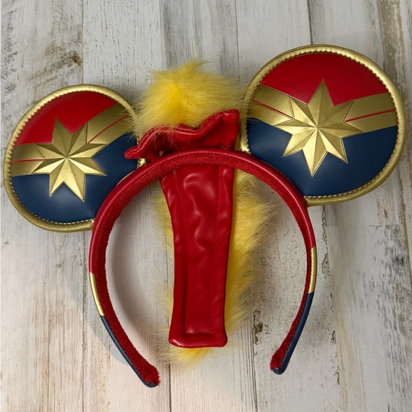 Disney Accessories - Disney Marvel's Captain Marvel Ear Headband for Adults